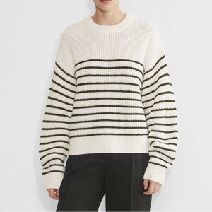 Aritzia Wilfred Maria merino wool striped sweater size small